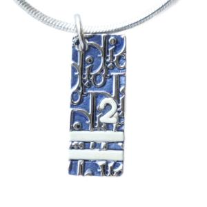 ネックレス アクセサリー ペンダント トロッター ロゴ プレート ドッグタグ シルバー色 GY42 /MQ