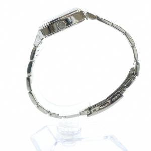 DIESEL DZ-5209 腕時計 ウォッチ クォーツ スクエア 黒文字盤 ロゴ シルバー色 GY18 /MQ