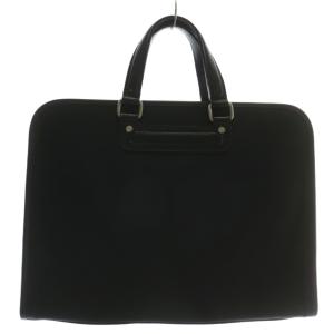 PAUL SMITH ビジネスバッグ ブリーフケース ナイロン レザー ストライプ 黒 ブラック /XZ GY11