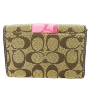 COACH limited edition 二つ折り財布 ウォレット 小銭入れあり キャンバス レザー 革 シグネチャー