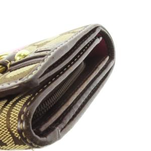 COACH limited edition 二つ折り財布 ウォレット 小銭入れあり キャンバス レザー 革 シグネチャー
