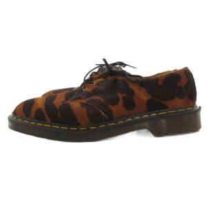 Dr.Martens MADE IN ENGLAND 1461 3ホールシューズ ハラコ オセロット柄 UK10 茶 ブラウン