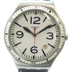 腕時計 ウォッチ クォーツ カレンダー付き 白文字盤 白 ホワイト シルバーカラー 銀色 /MQ GY11