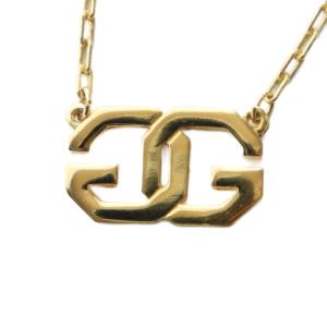 ネックレス アクセサリー ペンダント ロゴ ダブルG チェーン ゴールド色 GY18 /MQ