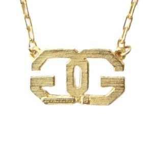 GIVENCHY ネックレス アクセサリー ペンダント ロゴ ダブルG チェーン ゴールド色 GY18 /MQ