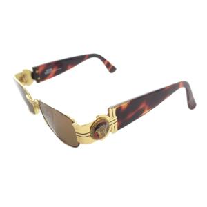 VERSACE サングラス メデューサ ブラウン ゴールドカラー