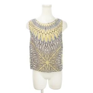 Max Mara pura seta セットアップ 2点セット ノースリーブブラウス ラップスカート シルク 絹 シアー