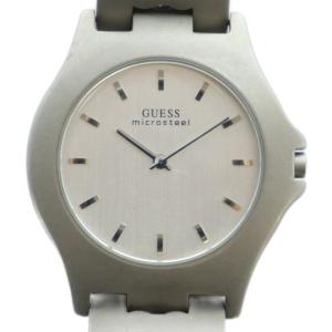 ジャンク品 l80178G3 腕時計 microsteel ウォッチ クォーツ ロゴ シルバー色 GY18
