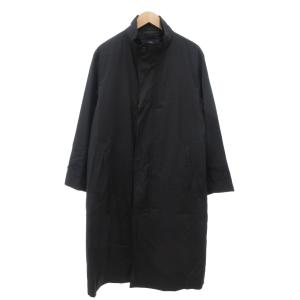 コート ライナー付 シルク混 M ブラック
