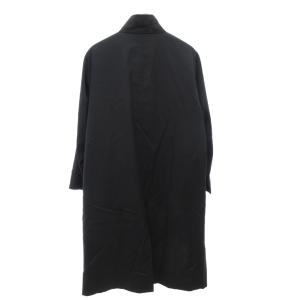 BURBERRY コート ライナー付 シルク混 M ブラック