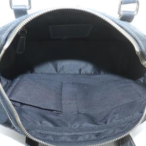 COACH ハンドバッグ トート キャンバス レザー シグネチャー 総柄 黒 ブラック 6846 /XZ GY11