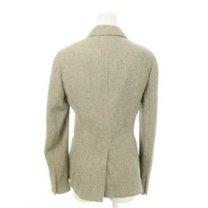 POLO RALPH LAUREN テーラードジャケット 背抜き センターベント ヘリンボーン 4 M グレージュ /MN7 GY18