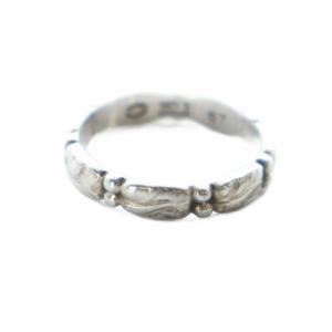 指輪 アクセサリー リング Silver925 S ロゴ 57 14号 シルバー色 GY11 /MQ