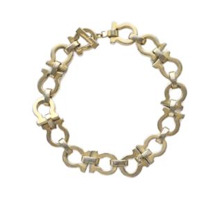 ブレスレット アクセサリー バングル ロゴ ガンチーニ ゴールド色 GY11 /MQ