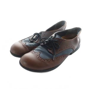 ララミー ロー LARAMIE LOW 革靴 レースアップ シューズ 靴 ロゴ レザー ウイングチップ