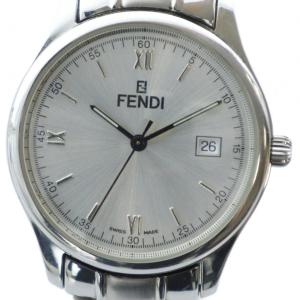 腕時計 ウォッチ クォーツ デイト カレンダー付き ロゴ ローマン シルバー色 010-229 GY11