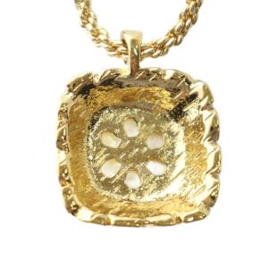 NINA RICCI ネックレス アクセサリー ペンダント スクエア ロゴ フェイクパール スクエア GY11 /MQ