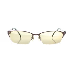 サングラス めがね 眼鏡 カラーレンズ ロゴ 度入り MF-11174 茶 ブラウン GY11 /MQ