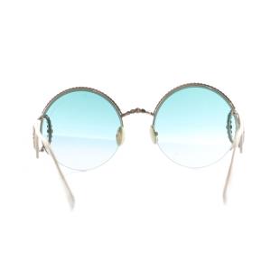 roberto cavalli サングラス 眼鏡 めがね グラデーション ラインストーン ロゴ 5822-140 ゴールド色 RC 1123