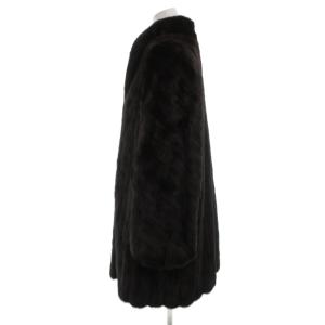 SAGA MINK ファーコート ミンクファー ブラウン