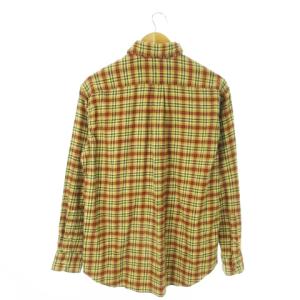 WOOLRICH 90s 筆記タグ ヴィンテージ ネルシャツ 長袖 コットン チェック 総柄 M ベージュ /AO19 GY11