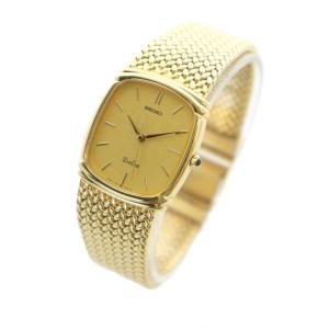 SEIKO 7741-5110 Dolce 腕時計 クォーツ スクエア ゴールドカラー