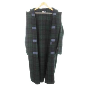 Polo by Ralph Lauren 90s ヴィンテージ ダッフルコート ウール ブラック L ネイビー