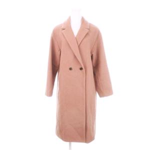 チェスターコート ダブル ウール 38 M 茶 ピンクブラウン /AH1 GY18