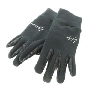 × ニューエラ NEW ERA グローブ 手袋 切替 総柄 ロゴ M 黒 ブラック /AO4 GY18