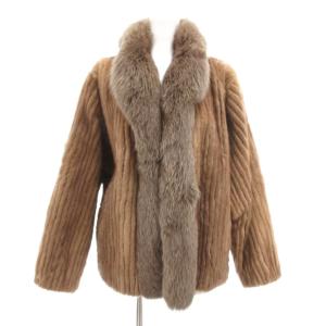 銀サガ ミンクファー コート 11 ブラウン