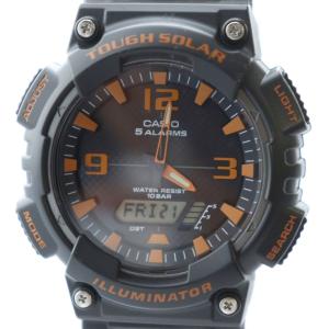 Gショック AQ-S810W 腕時計 ウォッチ ソーラー カレンダー付き ロゴ 黒 ブラック GY18