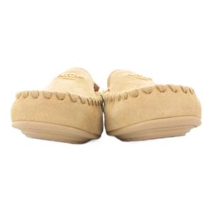 COACH ローファー シューズ スエード 24.5cm ベージュ /AE GY40