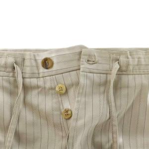 LOUIS VUITTON ショートパンツ ボタンフライ 38 ベージュ