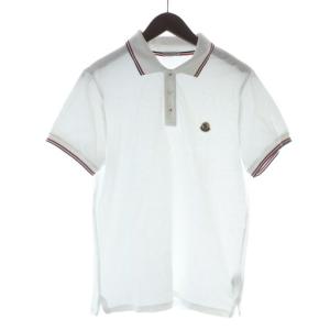 MAGLIA POLO MANICA CORTA ポロシャツ カットソー 半袖 鹿の子 ロゴワッペン M