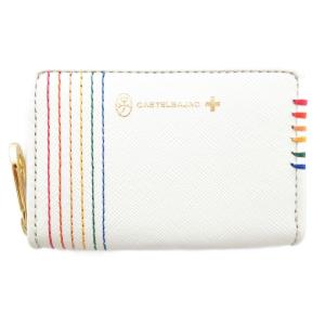 小銭入れ コインケース レザー ロゴ 白 ホワイト /AE GY18