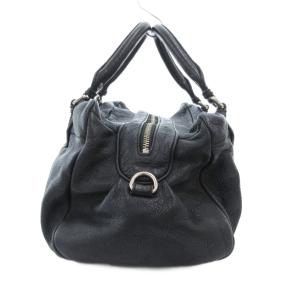 MARC by MARC JACOBS ボストンバッグ レザー 本革 黒 ブラック /JS GY13