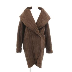 ヴィンテージ コート スエード 38 ブラウン