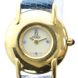 400L 腕時計 ウォッチ ゴールドカラー 金色 クォーツ 石付き ストーン ラインストーン ラウンド