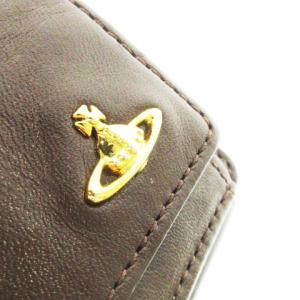 Vivienne Westwood 三つ折り財布 オーブ ブラウン