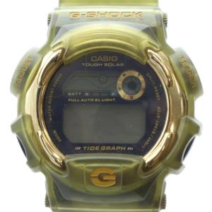 ジャンク品 DW-9700K 腕時計 ウォッチ クォーツ デジタル ロゴ 緑 グリーン GY11 /MQ