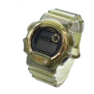 CASIO G-SHOCK ジャンク品 DW-9700K 腕時計 ウォッチ クォーツ デジタル ロゴ 緑 グリーン GY11 /MQ
