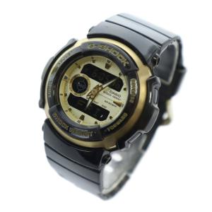 CASIO G-SHOCK G-300G 腕時計 ウォッチ クォーツ アナデジ ロゴ カレンダー付き 黒 ブラック /MQ GY11