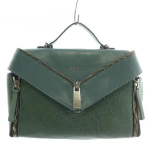LE-ZIPPER レ・ジッパー 2WAY バッグ チェーン ショルダー ハンド レザー シルバー金具