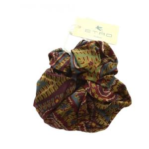 シュシュ タグ付き ヘアアクセサリー ロゴ マルチカラー /MQ GY18