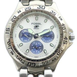 BQ-8775 腕時計 ウォッチ クォーツ クロノグラフ 白文字盤 ロゴ シルバー色 GY11 /MQ