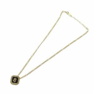 Dior ネックレス アクセサリー ペンダント ロゴ ゴールド色 GY11 /MQ OH
