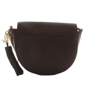 LAUREN RALPH LAUREN ショルダーバッグ タッセル ボルドー