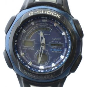 ジャンク品 GW-1310J 腕時計 ウォッチ クォーツ アナデジ ロゴ 黒 ブラック GY11 /MQ