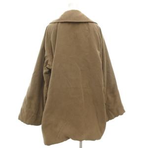 Max Mara ダブルチェスターコート ミドル 中綿 42 茶 ブラウン /GV GY11