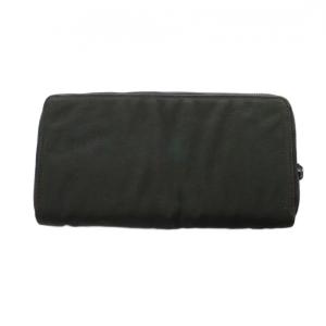 GUCCI 長財布 ウォレット ナイロンキャンバス ロゴ ラウンドファスナー カーキ GY11 /MQ OH